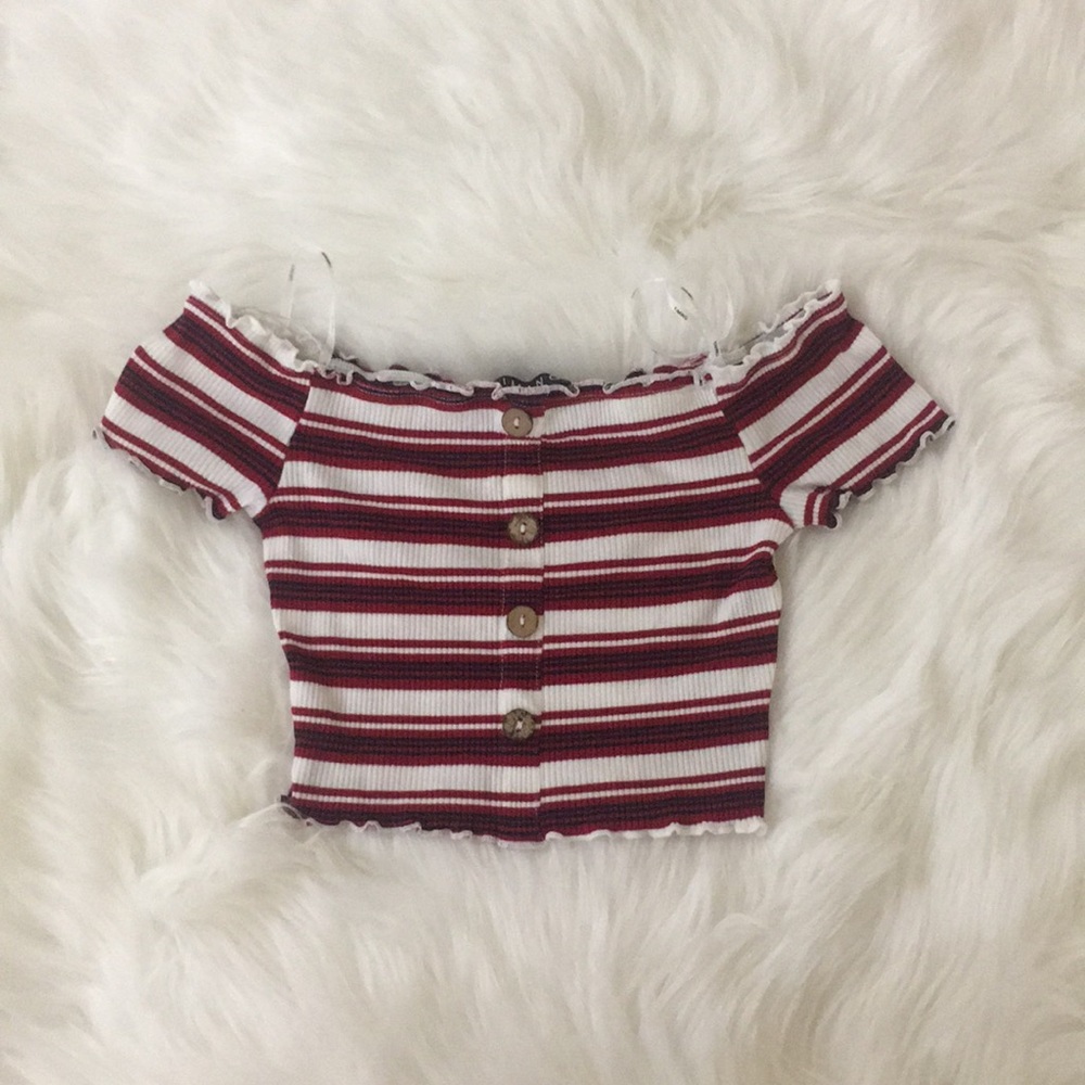Stripe crop top